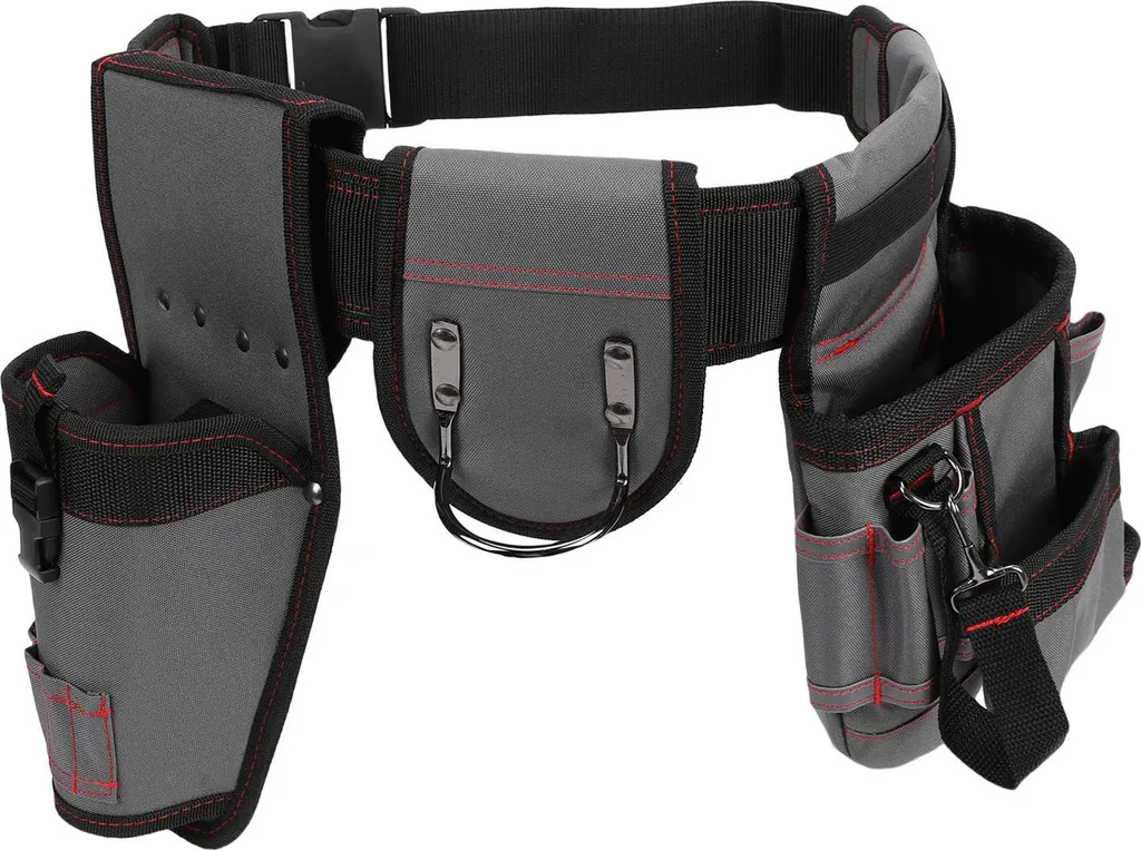 Ceinture outils amovible anti-douleur lombaire en tissu Oxford épais