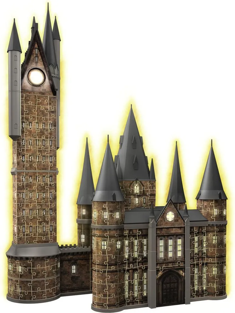 Tour de Poudlard Puzzle 3D 540 pièces : Version nuit avec LED intégrées - 2