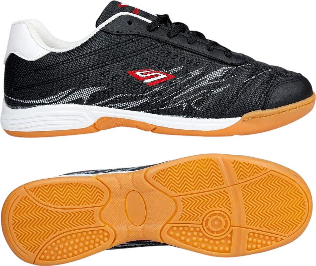 Herren Hallenschuhe Jungen Fußballschuhe Sportschuhe Palidi Schwarz Gr.44