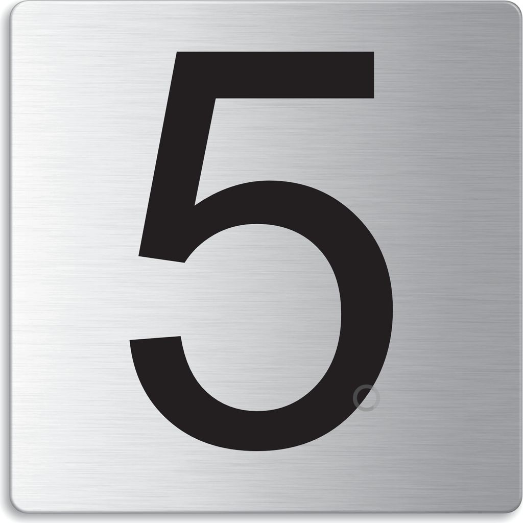 Türnummer I Zimmernummer I EdeIstahI TürschiId "5" I 85x85 mm I Nr.48305