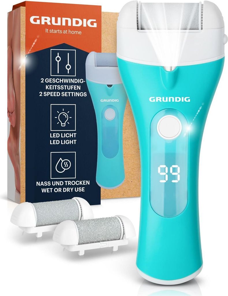 Grundig Hornhautentferner elektrisch Pro - schnell Hornhaut Produktbild 