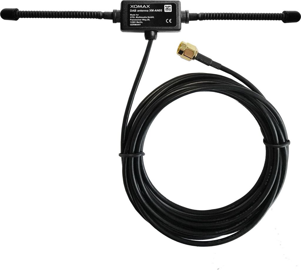 XOMAX XM-AN05 DAB / DAB+ KFZ Auto Radio Scheibenantenne Produktbild 