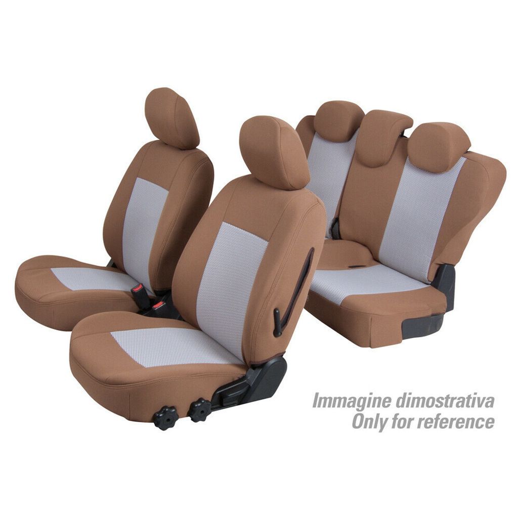 Sitzbezüge Lampa Set Superior - Nocciola - kompatibel für Volkswagen Caddy (11/95>12/03)