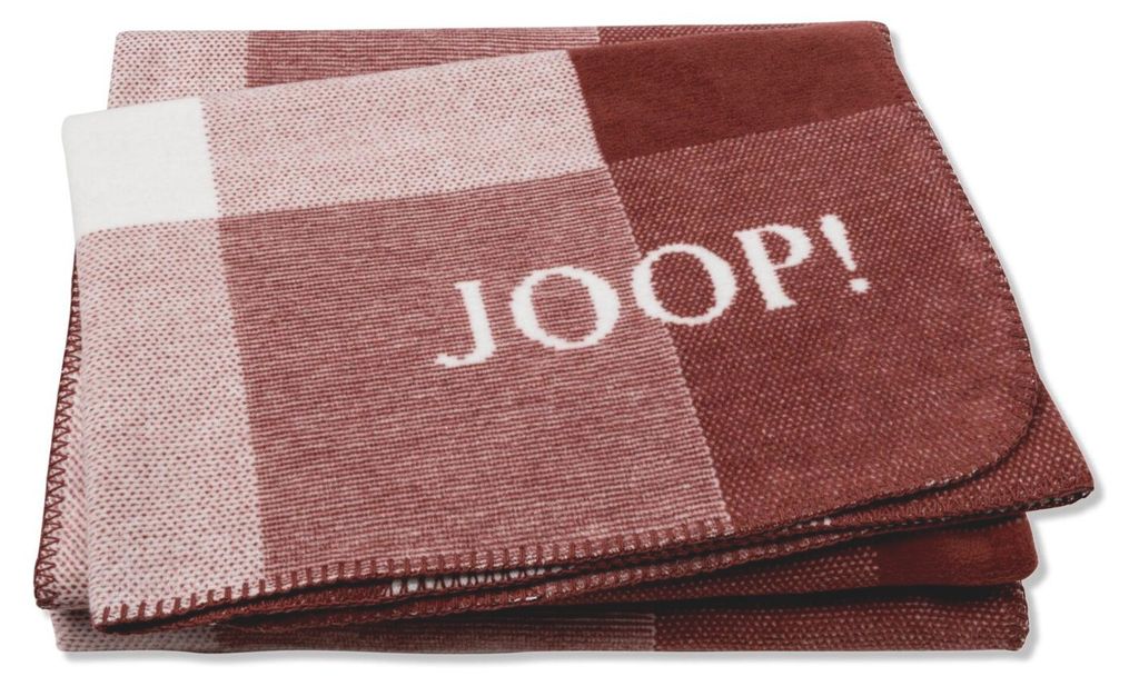 JOOP! Plaid Mesh mit Zierstich Größe 150x200cm Farbe Blush Produktbild 