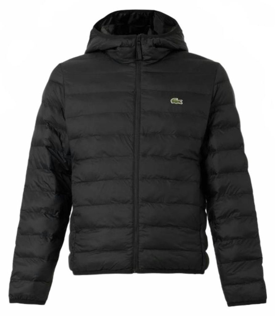 Lacoste Logo Puffer Jacke, Schwarz M Produktbild 