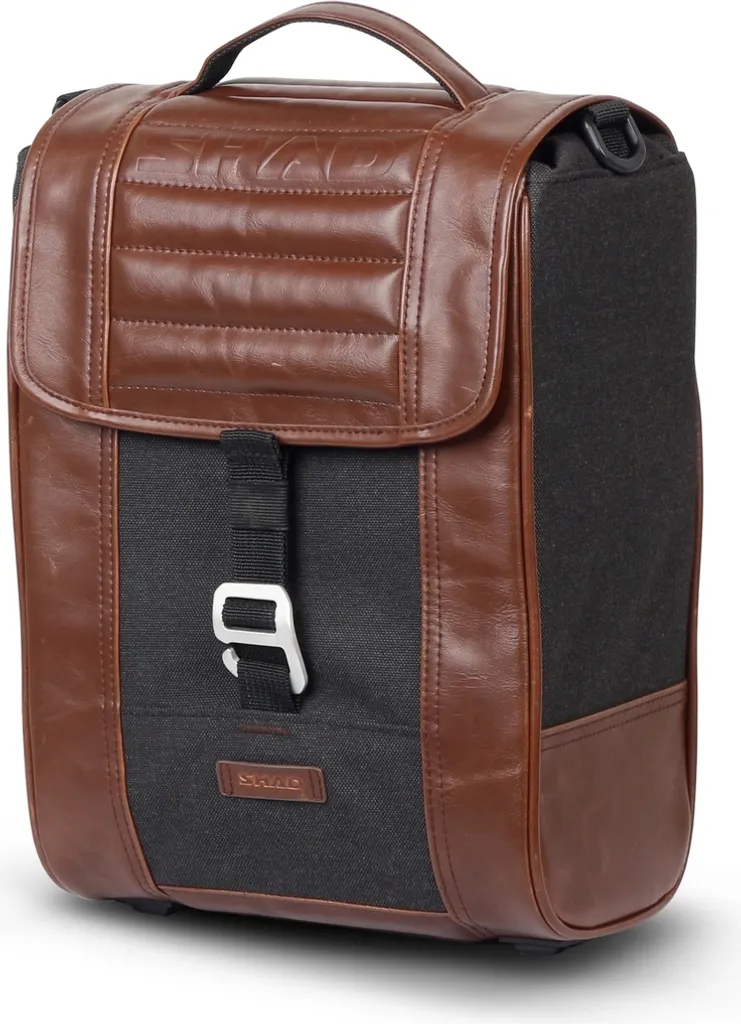 Borsa Laterale SHAD SR38 Marrone 10L - Resistente e Impermeabile