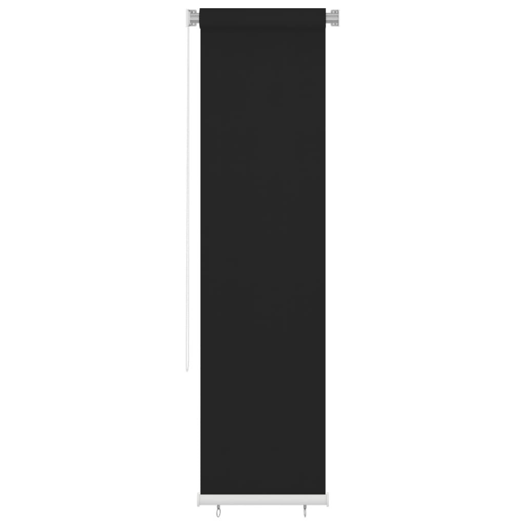 Außenrollo 60x230 cm Schwarz HDPE
