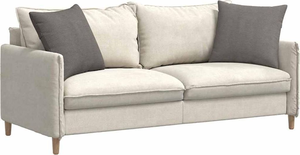 "Winter Sale" Sofakissen 2 Stück Hellgrau 50 x 50cm Cordstoff - Gartenmöbelauflagen clorisNeu761775 - Gartenmöbelauflagen