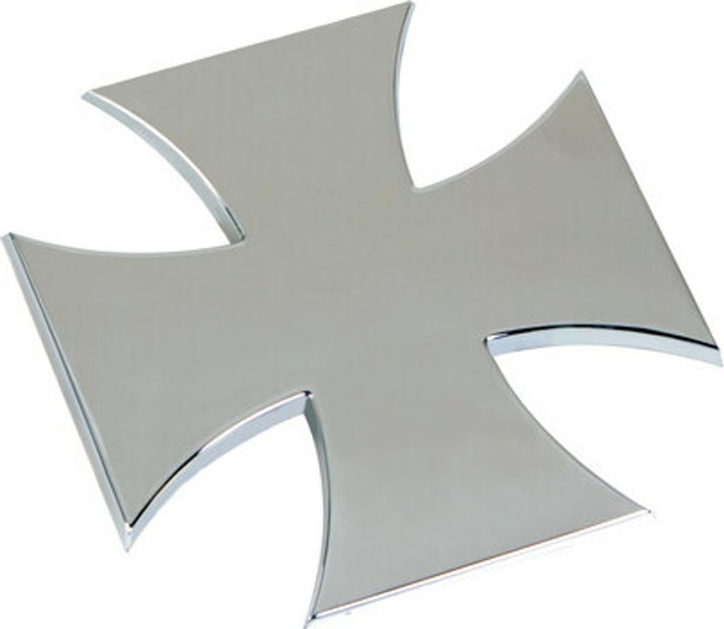 Emblem 3D verchromt - Cross