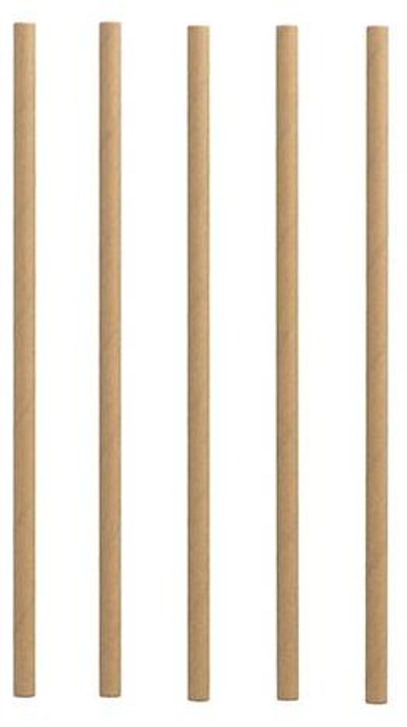 Shake-Halme, Papier Ø 8 mm · 25 cm braun