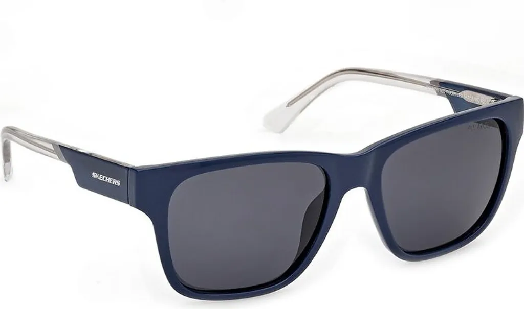 Lunettes de soleil polarisées pour homme Skechers SE00026 gris fumé