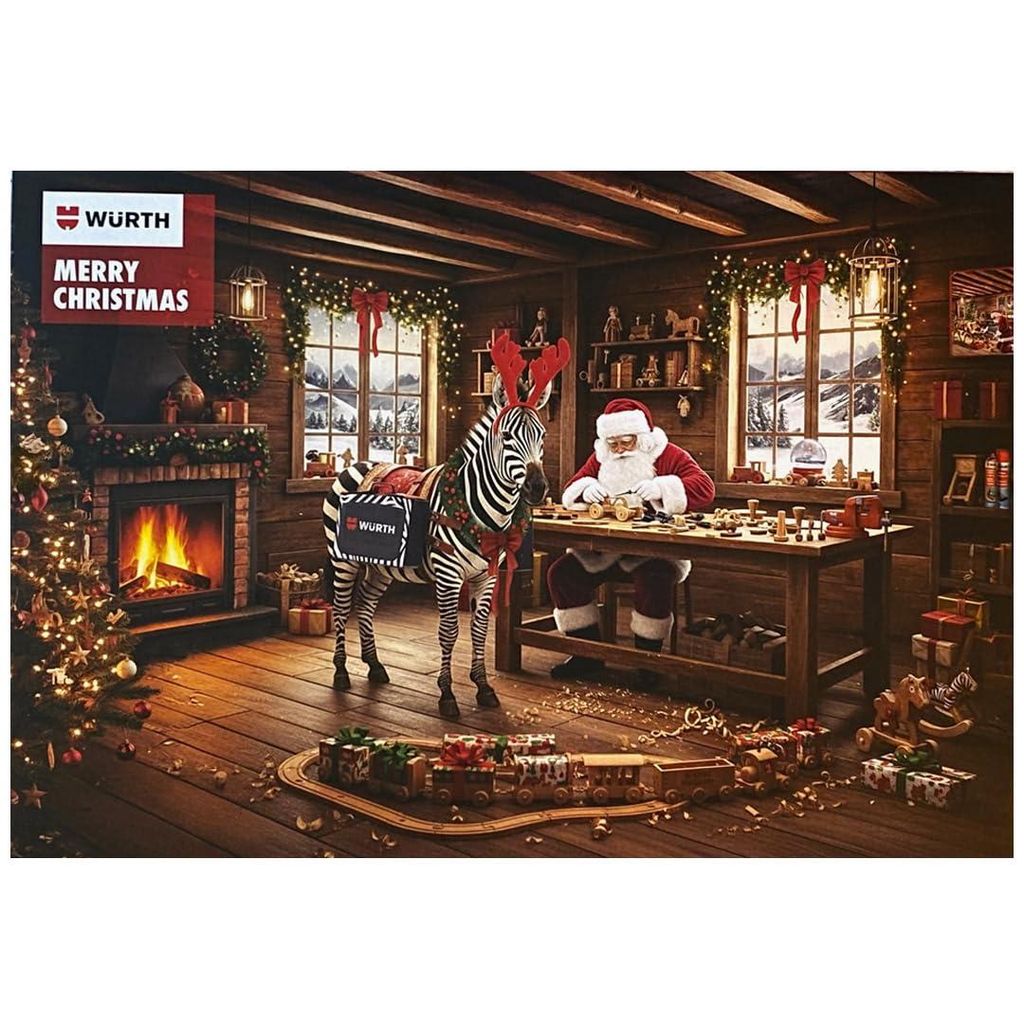 Würth Werkzeug Adventskalender 2026 Bohrer- und Produktbild 