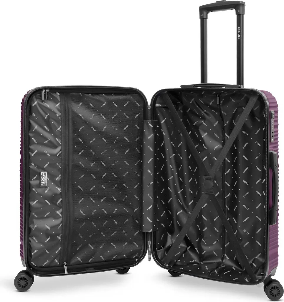 Set de 3 Valises Rigides Burgundy REDOLZ Essentials 16 format 55cm