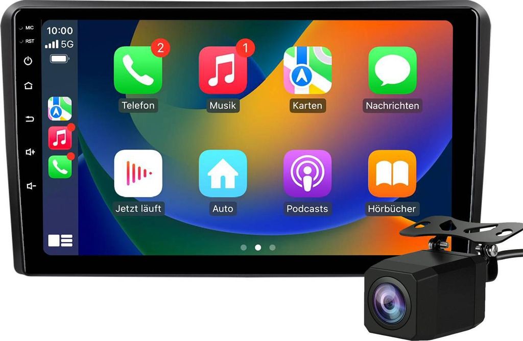 Android Autoradio 9 Zoll 64GB für Audi A3 8P (2003–2013) Produktbild 