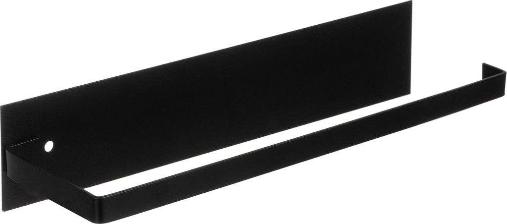 Ruhhy Handtuchhalter ohne Bohren Loft Schwarz Metall auf doppelseitigem Klebeband - Accessoire für Küche - Küche Möbel Rostfrei & Wasserfest ...