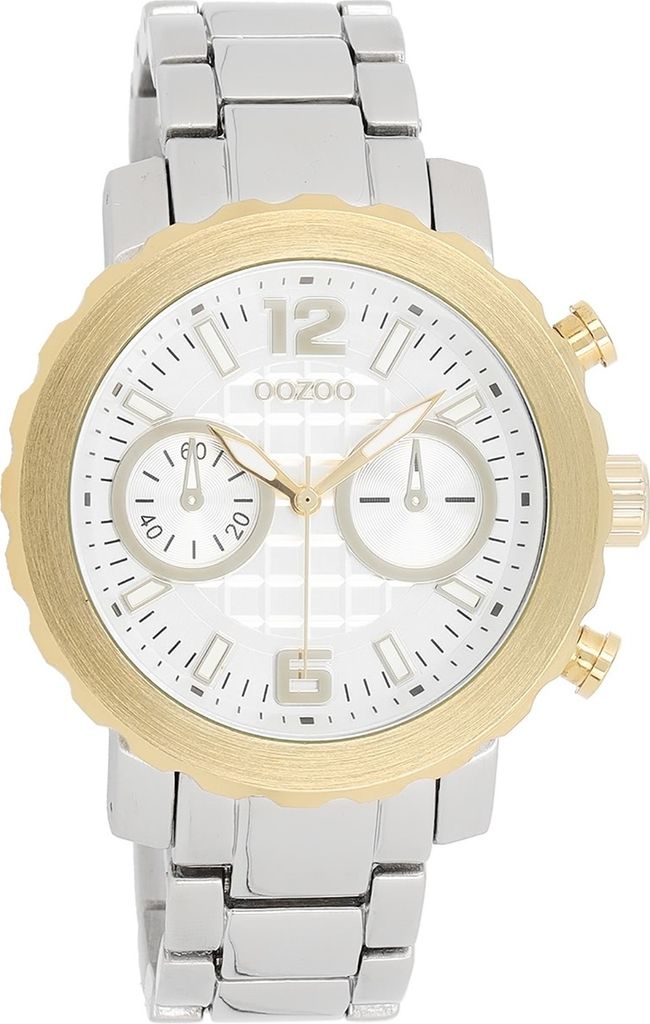 Oozoo Armbanduhr gold Metall Vintage Series Herren Analog-Quarzuhr UOC5746A