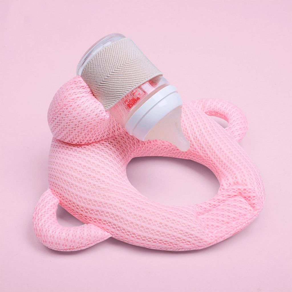 Stillkissen mit Flaschenhalter Ergonomische Freihandhilfe Produktbild 