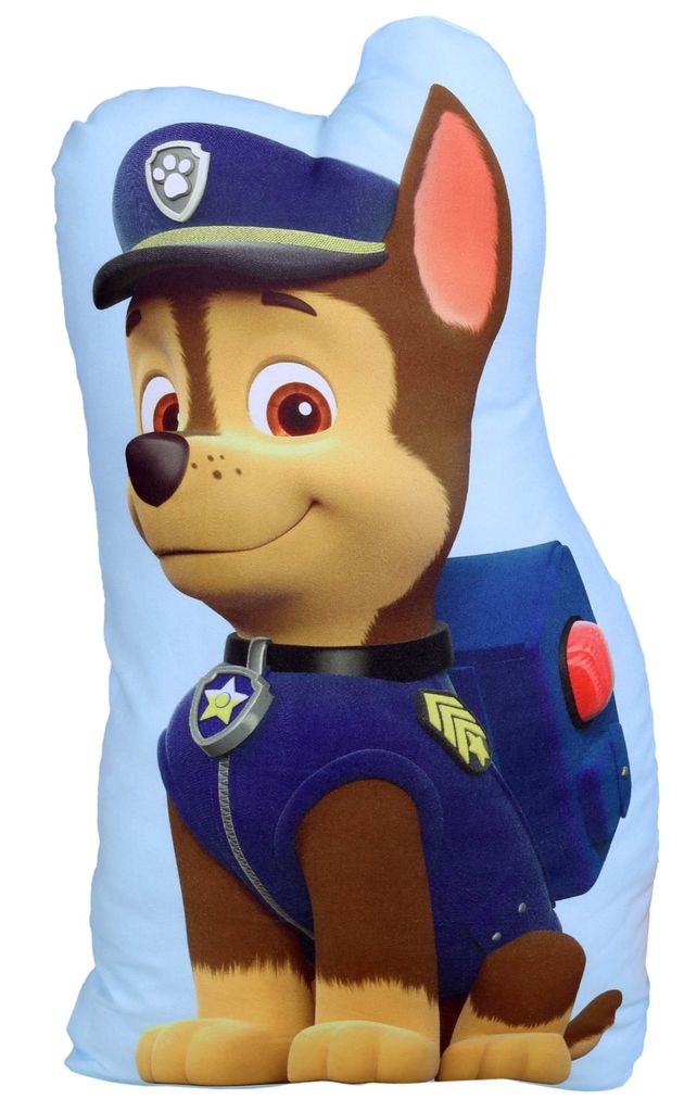 Hellblaues Kissen Formkissen CHASE Paw Patrol Produktbild 