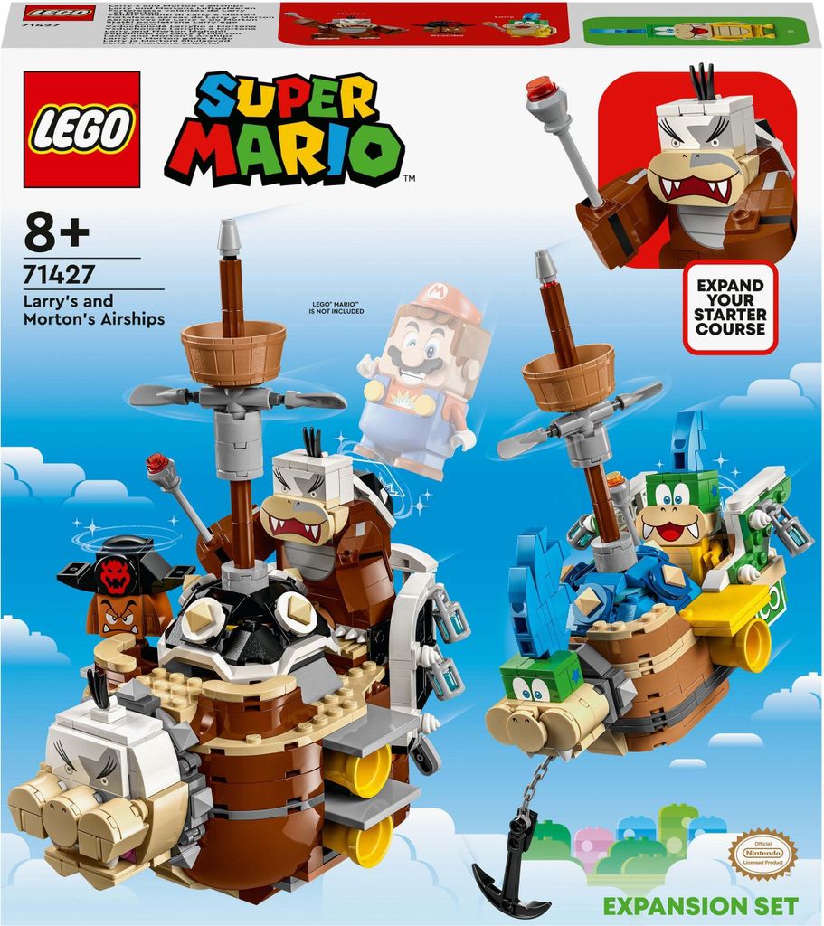 LEGO 71427 Super Mario Larry und Mortons Luftgaleeren – Produktbild 