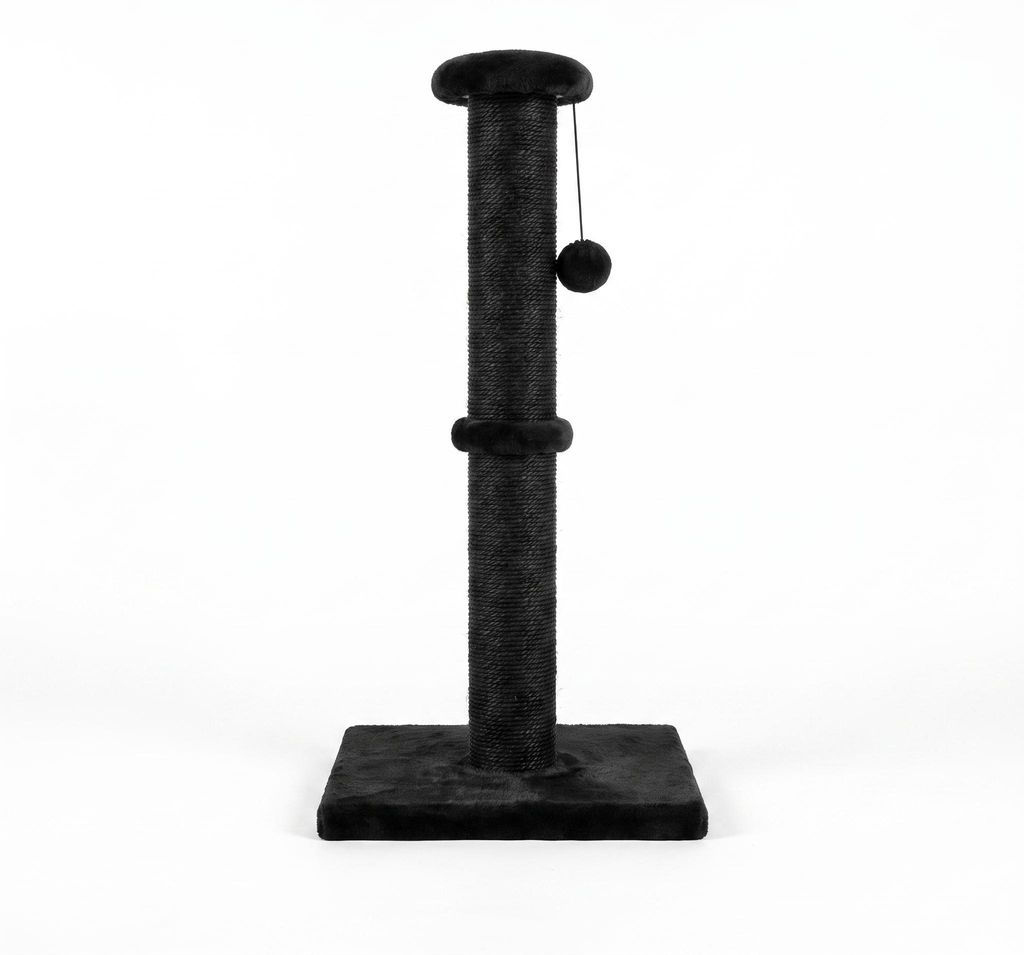 IvoQ Arbre à chat pour chats - 90 cm - Noir - Arbre à chat Image du produit  Image générée par une IA