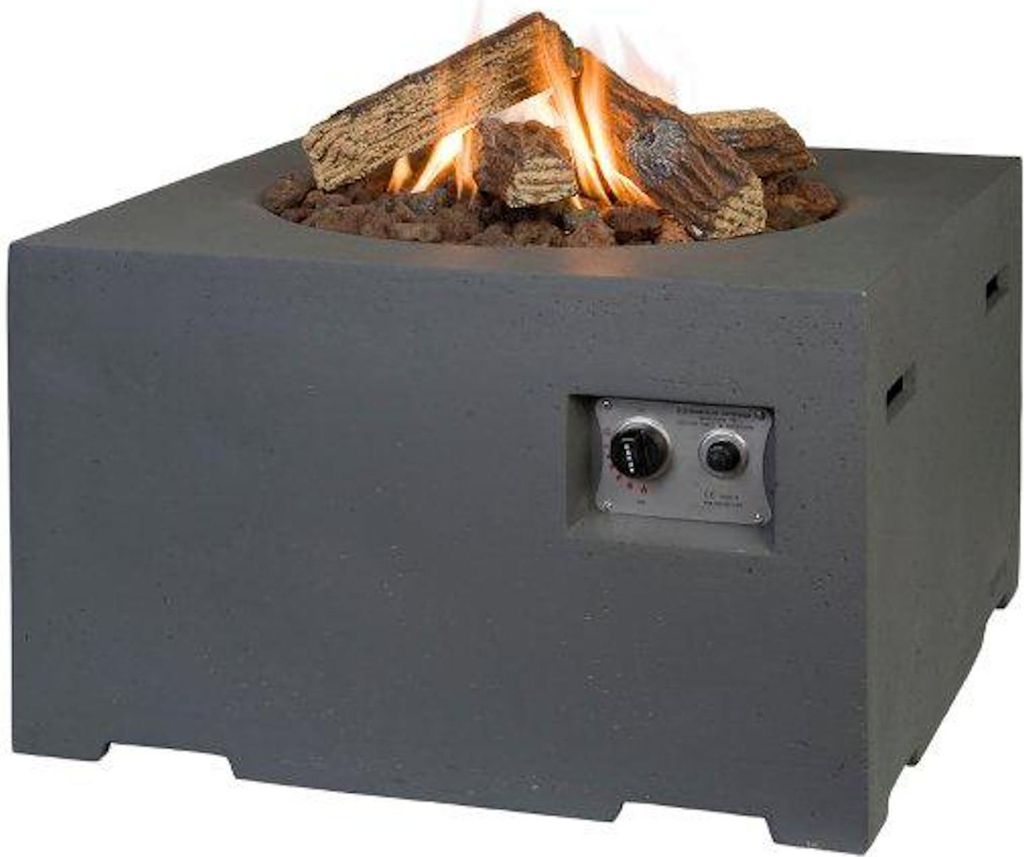 Happy Cocooning Mania Feuertisch grau 12 kW Feuerstelle Produktbild 