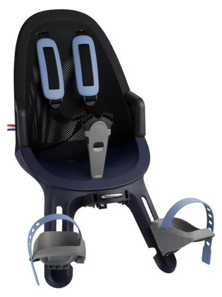 Qibbel Widek Mini Air Blue : Siège vélo avec dossier en mesh respirant