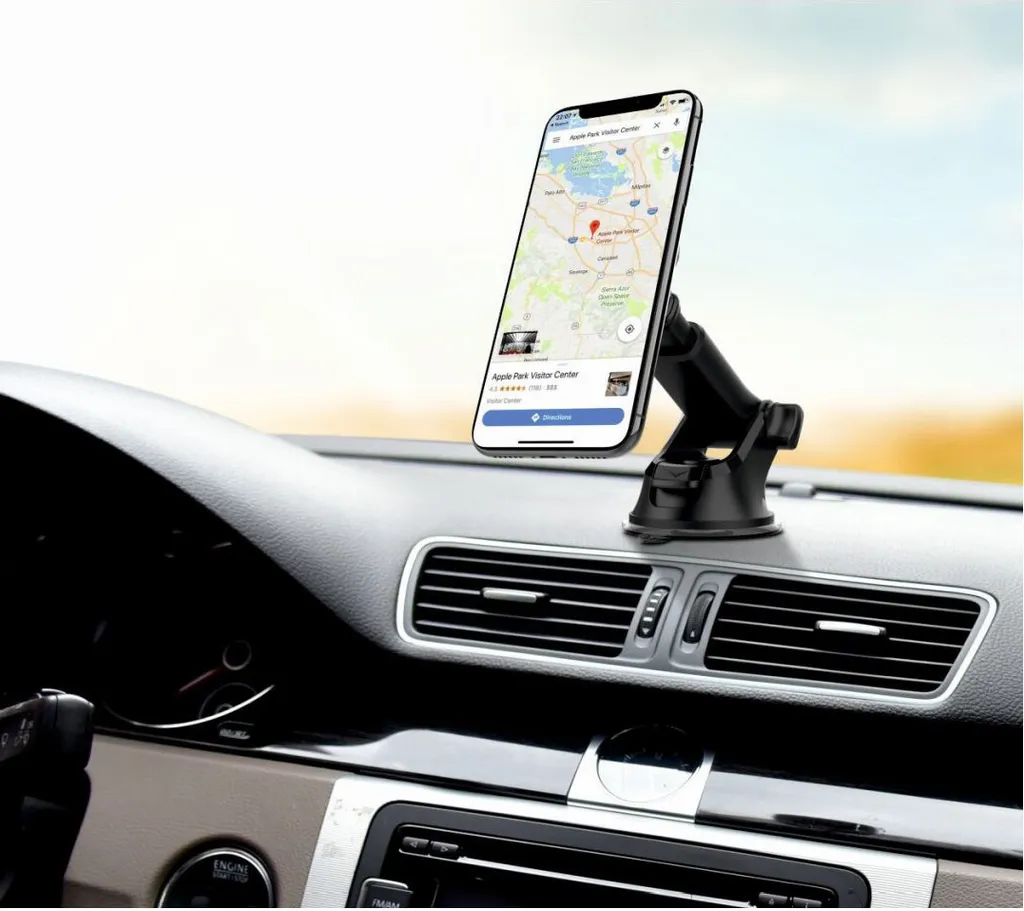 Porta Cellulare Magnetico Auto: Ricarica Wireless e Braccio Telescopico - 4