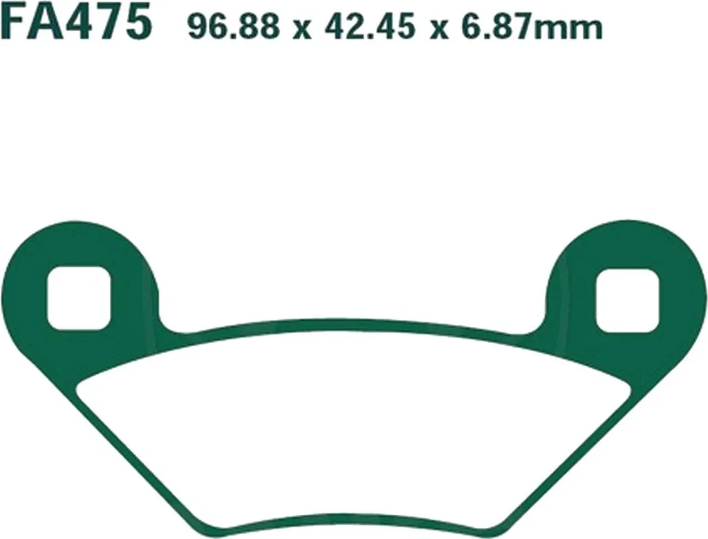 Plaquettes de frein arrière Pamoto 550 XP 4WD EPS - Éliminez les bruits et vibrations