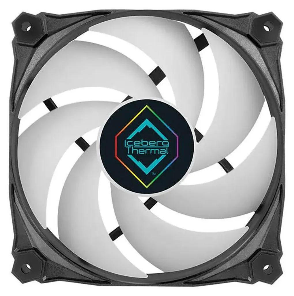 Ventilateur PC gaming pour refroidissement boîtier IceGALE ARGB 120mm Pack3