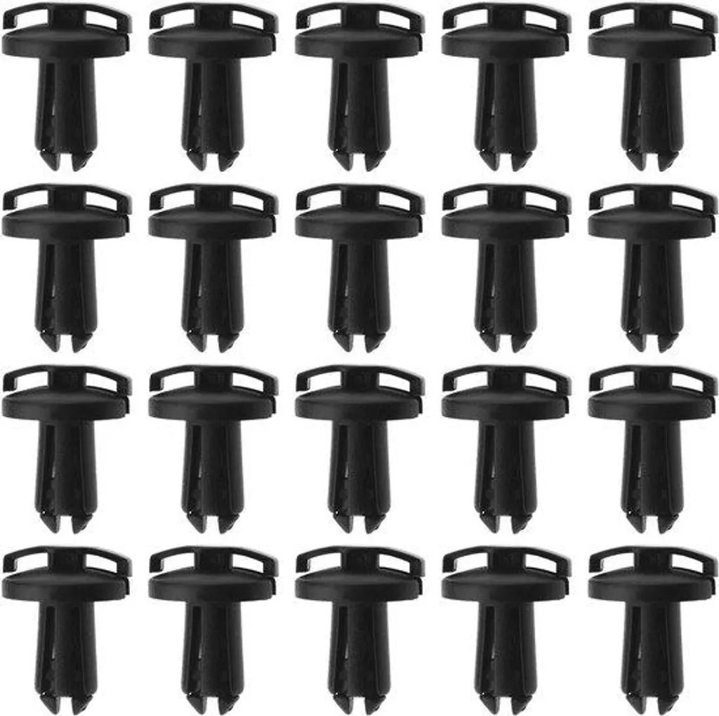 Kit de fixation carénage moto - 20 clips noirs pour entretien moteur