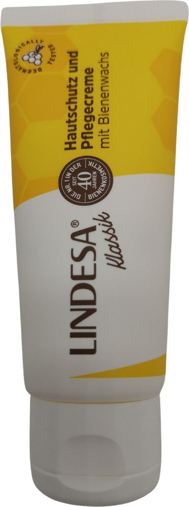 Lindesa Klassik Hautschutzcreme mit natürlichem Bienenwachs, 60 ml Tube