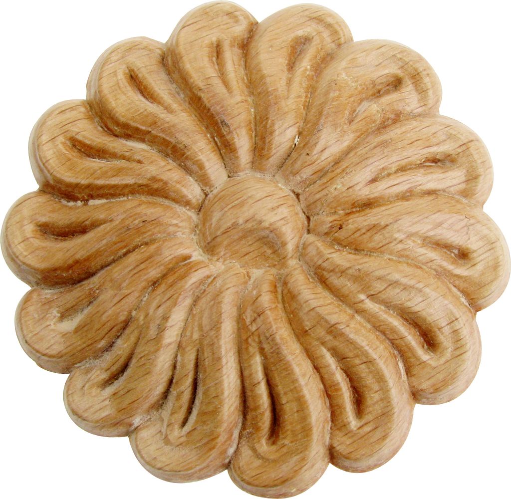 SELVA Zierteil Rosette Holz