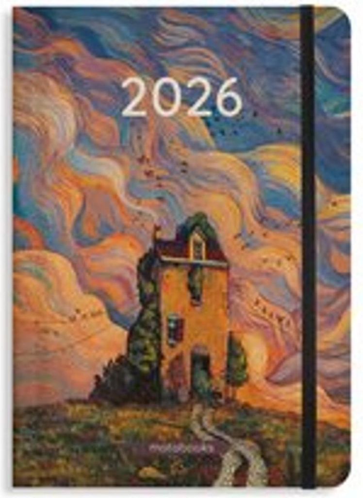matabooks - A5 Kalender Samaya 2026 Farbe: Sunset (DE/EN)
