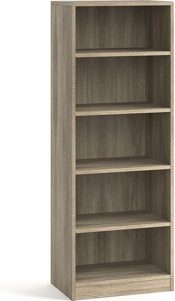 Meublorama RU-SPACE-6625-2*1C/25KG, 4 Regale, Braun, Mitteldichte Faserplatte (MDF), 360 mm, 550 mm, 1480 mm