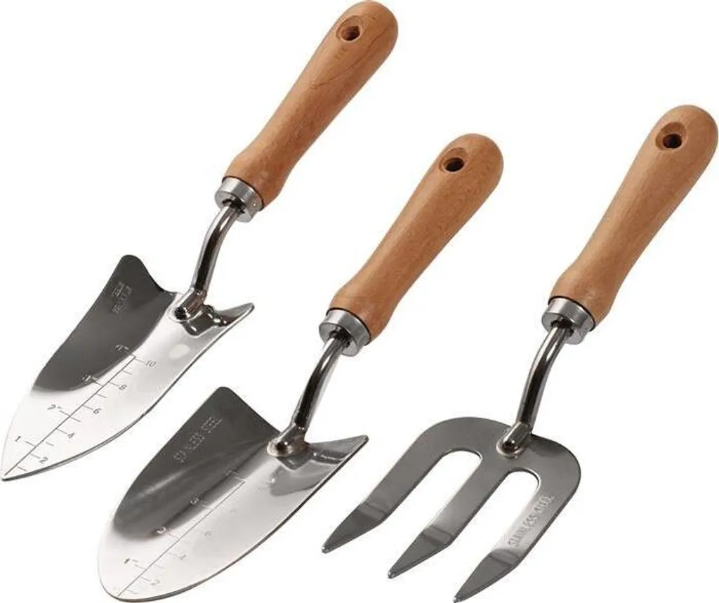 Kit jardinage 3 pièces ergonomique avec poignées antidérapantes