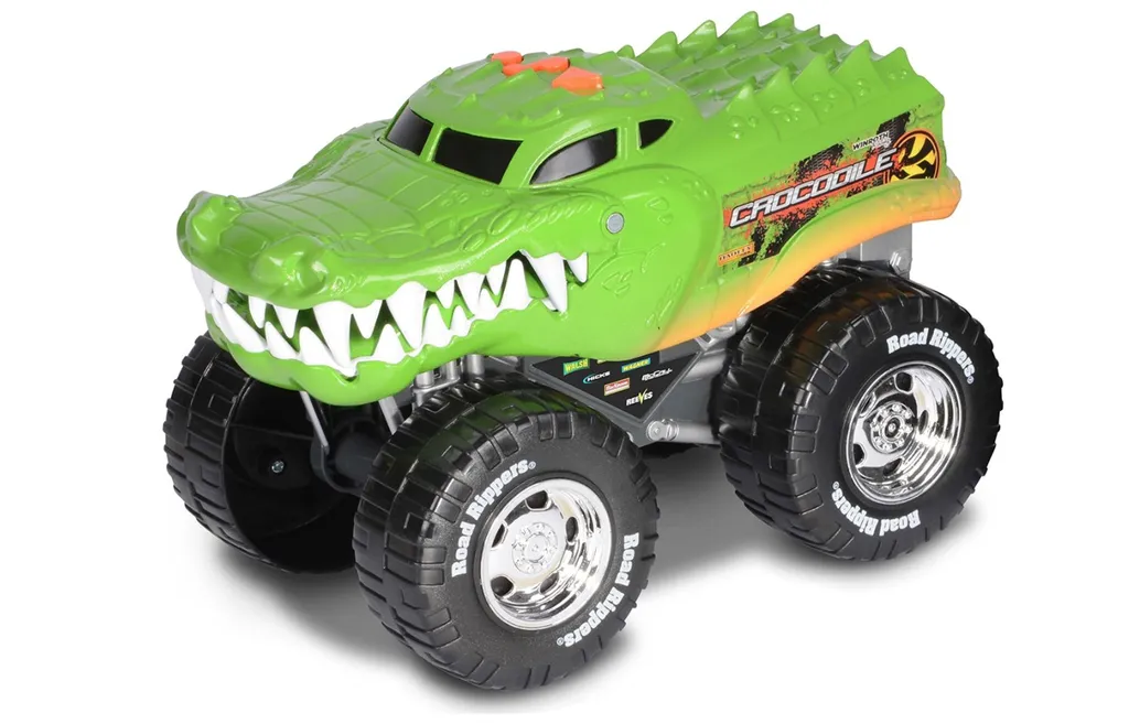 Monster Truck Enfant Crocodile avec Sons et Lumières - Voiture de Course