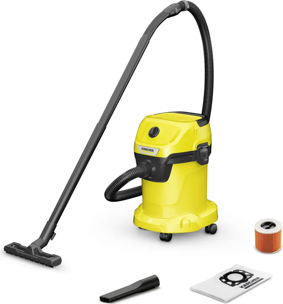 Nettoyez Eau et Poussière avec l'Aspirateur Kärcher WD 3 Robuste