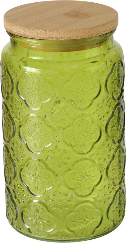 Ein Glas mit einem Bambusdeckel IMOLA, 1000 ml