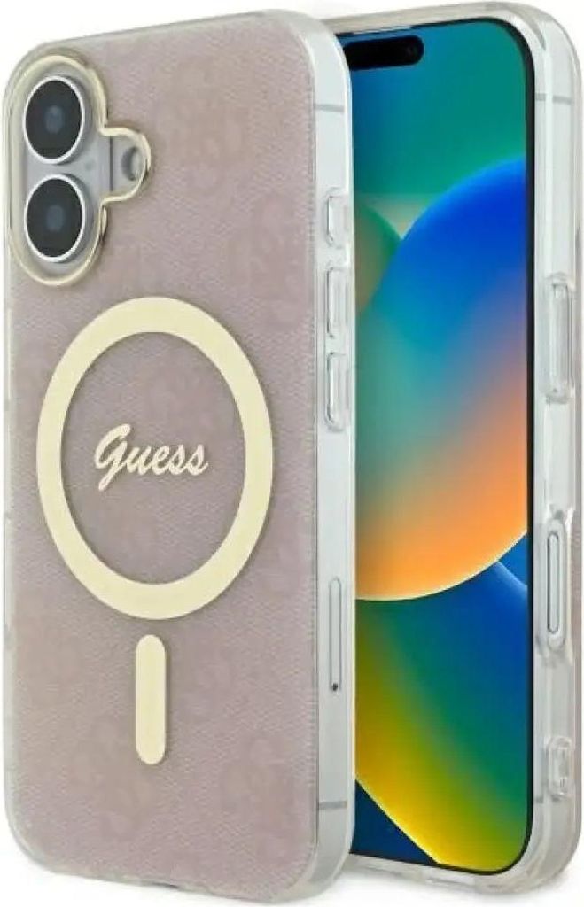 Fall Guess Iml 4G Magsafe Na Iphone 16 Plus - Różowe