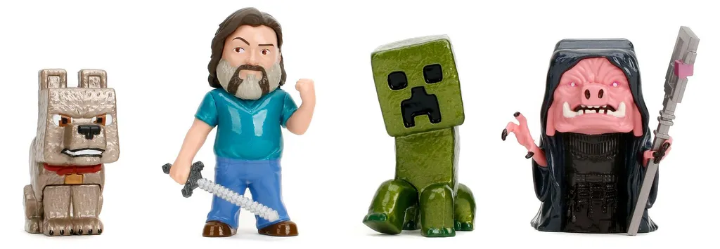 Jouets Figurines du film Minecraft - Miniatures articulées en boîte