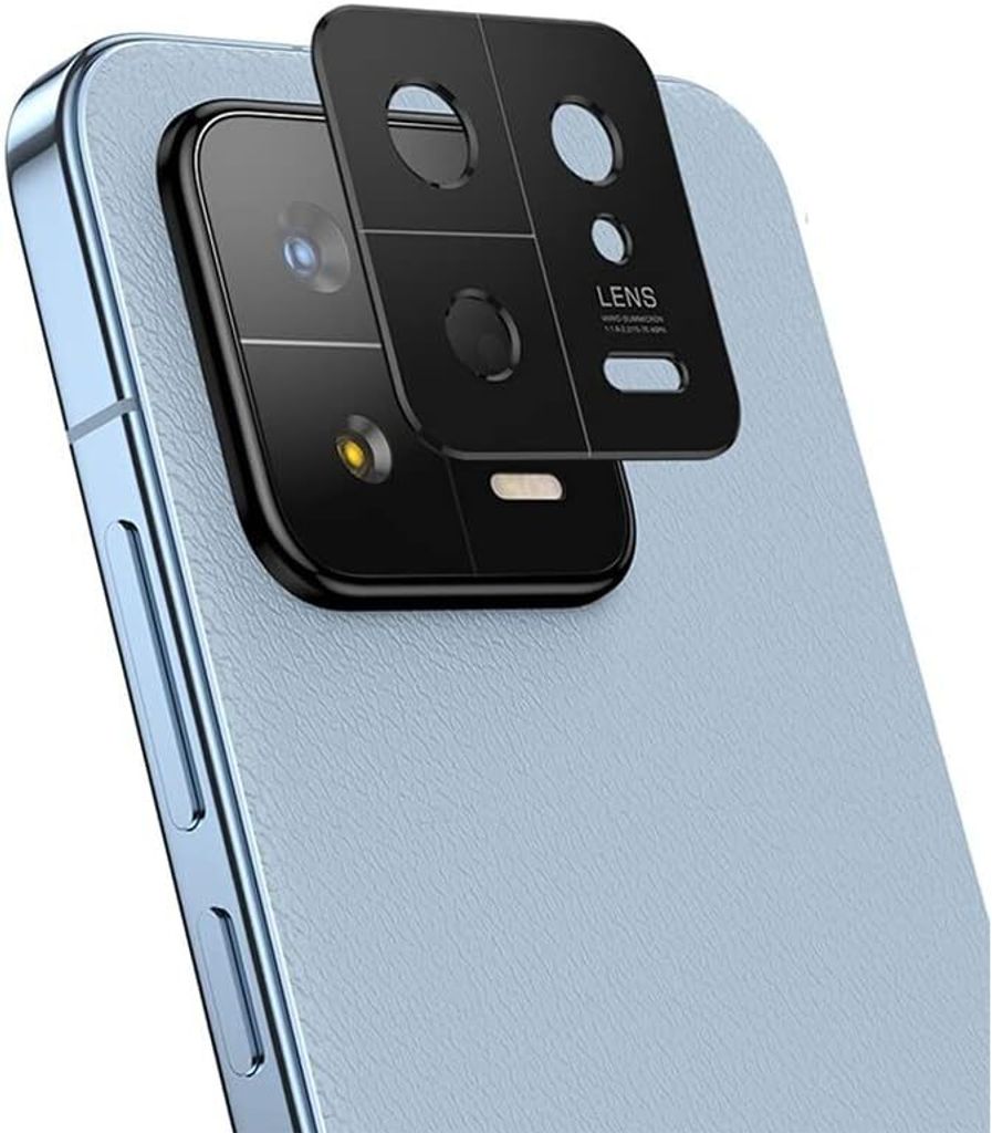 5x Kamera 9H Panzerhartglas für Xiaomi 13 Pro 3D KLAR Schwarzes ECHTES TEMPERED Panzerglas Kameraglas Kamerhartglas Kameraschutzglas Schutzglas Sc...