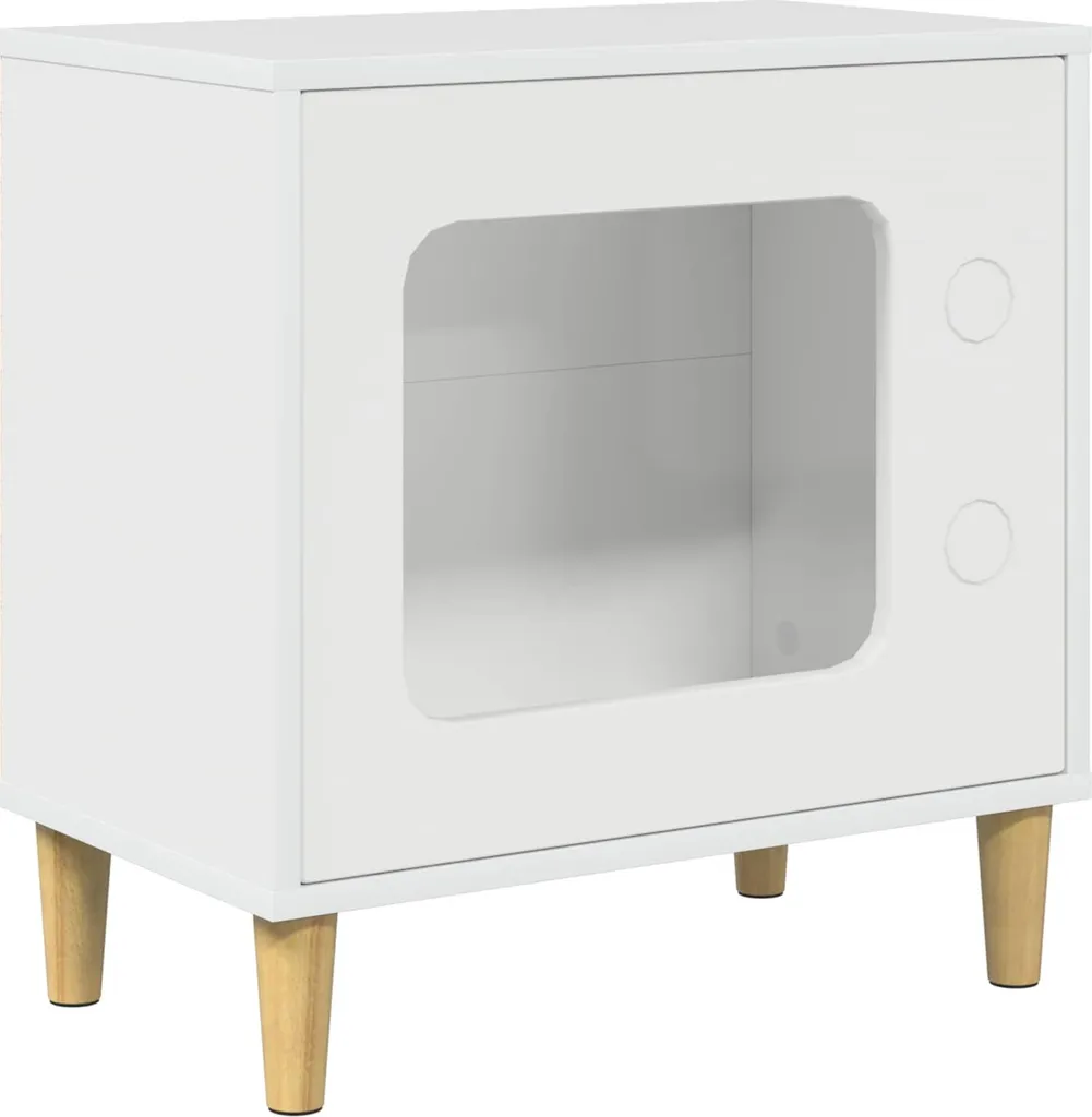 Casetta Gatto Minimal Bianco Lucido | Arredo Moderno Pet vidaXL