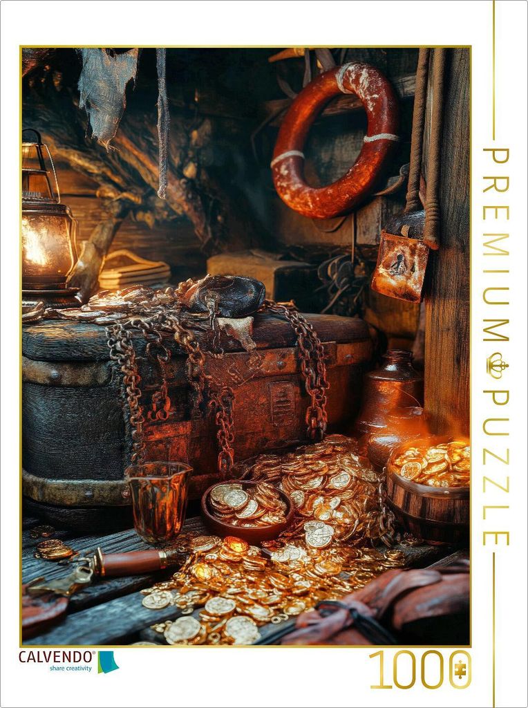 CALVENDO Puzzle Ein Motiv aus dem Kalender Fluch der Gezeiten | 1000 Teile Lege-Größe 64x48cm Foto-Puzzle für glückliche Stunden