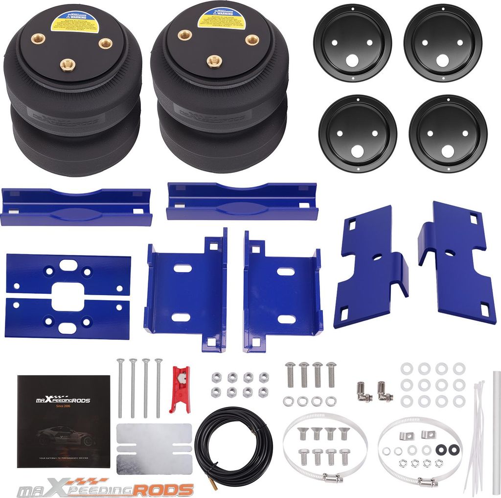2x Luftfederung Hinten + Halterungen Kit for Ford Transit 150 250 350 2015-2024