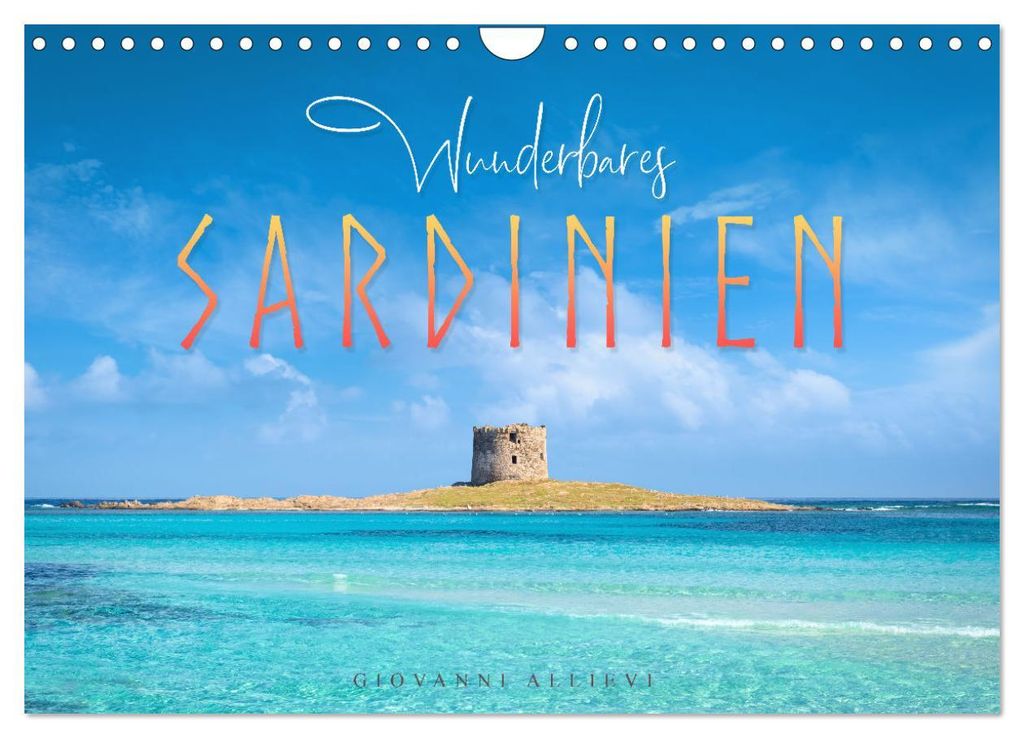 Wunderbares Sardinien (Wandkalender 2027 DIN A4 quer), CALVENDO Monatskalender