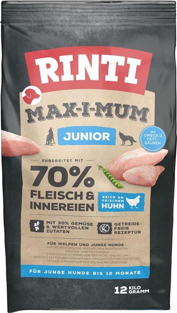 Rinti 12kg Max-i-mum Junior Poulet Image du produit 