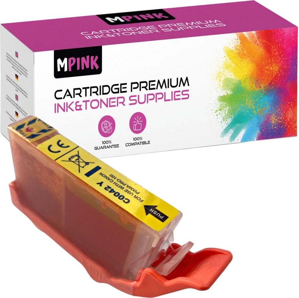 Druckerpatronen für Canon CLI-42Y Gelb Pixma Pro 100 100S