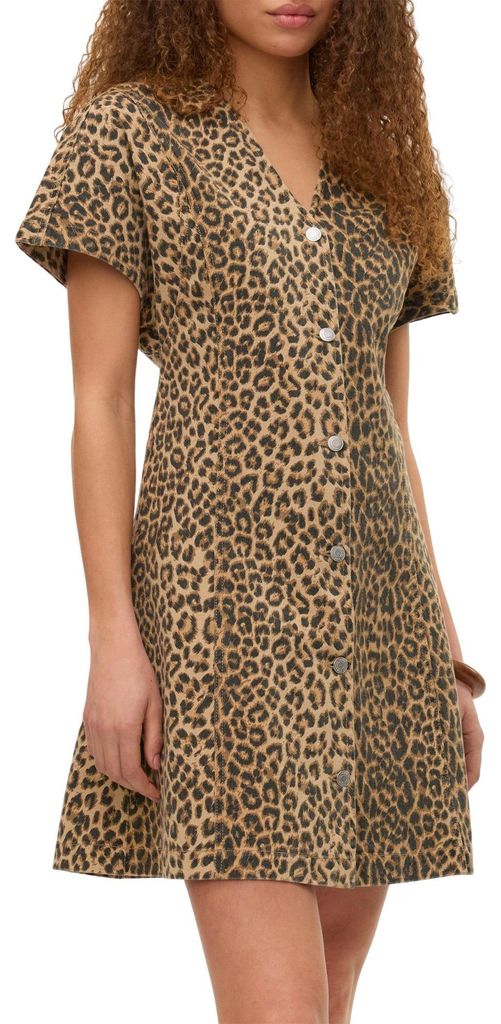 Vero Moda Penelope V-neck Denim Short Kleid Damen Produktbild 