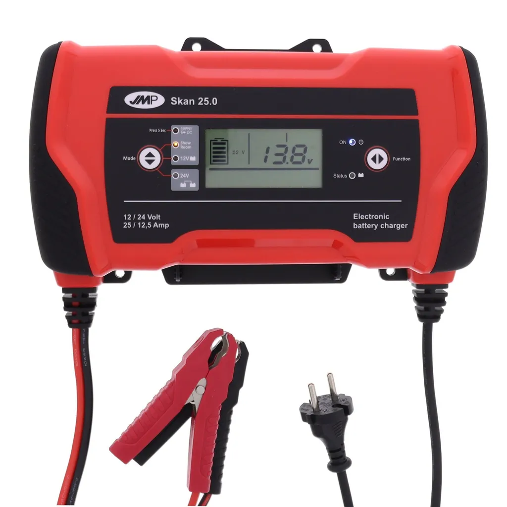 JMP Skan 25.0 Chargeur de Batterie 12V 24V 5-25A pour Ateliers Pro