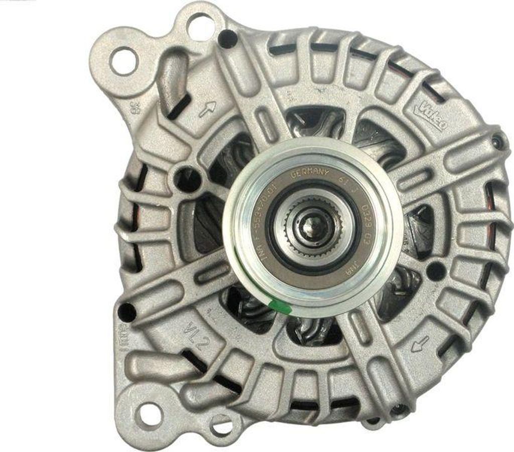 AS-PL A3150(VALEO) Lichtmaschine OE 03L903024M kompatibel mit Touran, Tiguan, Sharan, Scirocco, Polo 6R, Passat 3B, Passat Alltrack, Jetta, Golf VI...